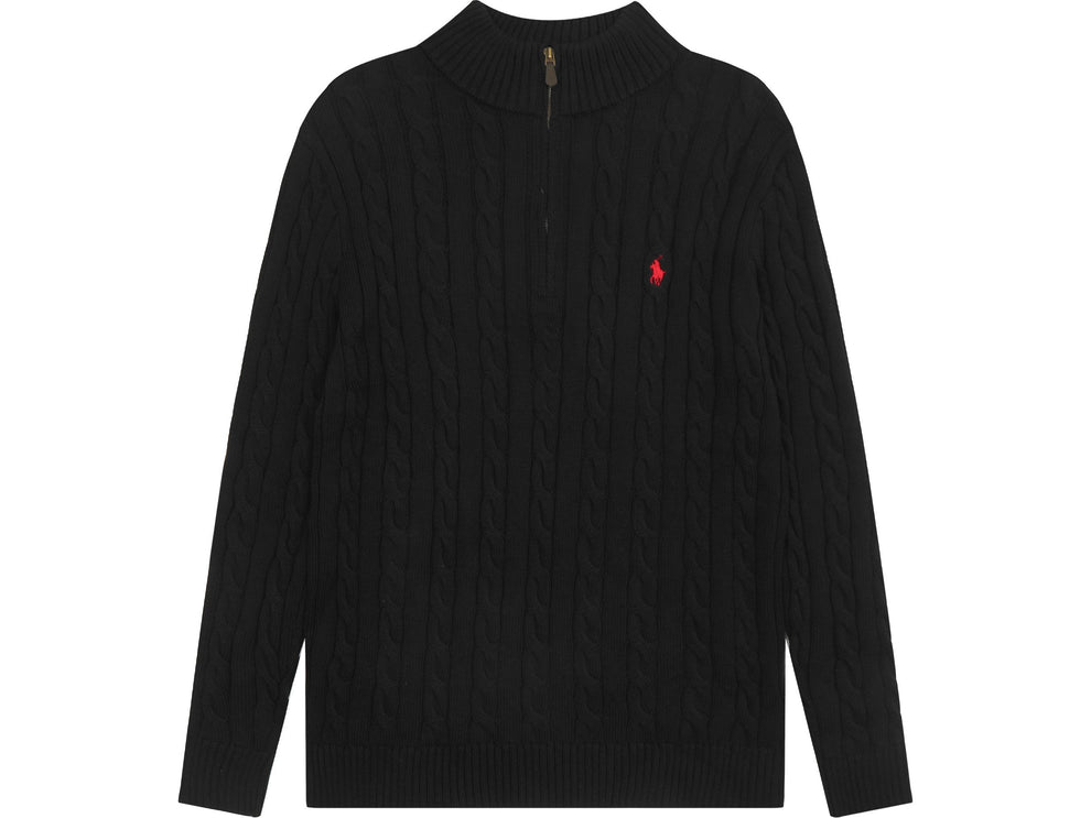 Polo Ralph Lauren Cable Knit Sweater Black
