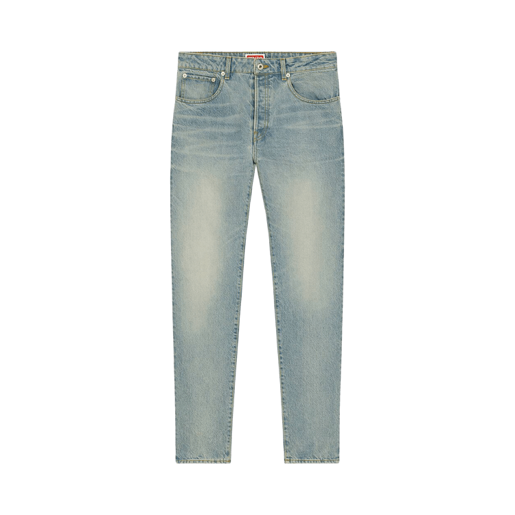 Kenzo Medium Stone Bara Slim Jeans 'medium Stone Blue Denim'