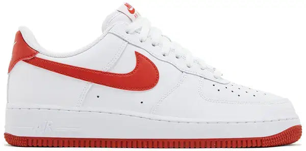 Nike Air Force 1 '07 'white Dragon Red'