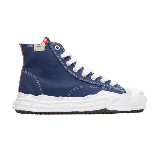 Maison Mihara Yasuhiro Hank Og Sole Canvas High 'navy Beige Mismatched'