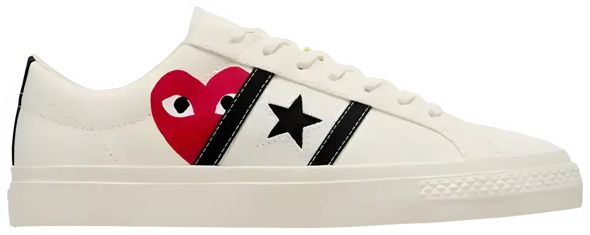 Converse X Play Comme Des Garçons One Star Academy Pro Beige