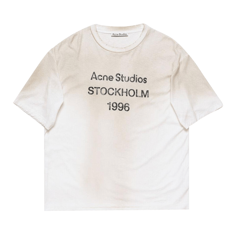 Acne Studios Logo T Shirt 'dusty White'