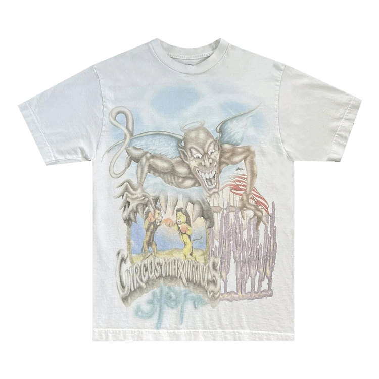 Cactus Jack By Travis Scott Utopia Circus Maximus Tour Iii Tee 'white'