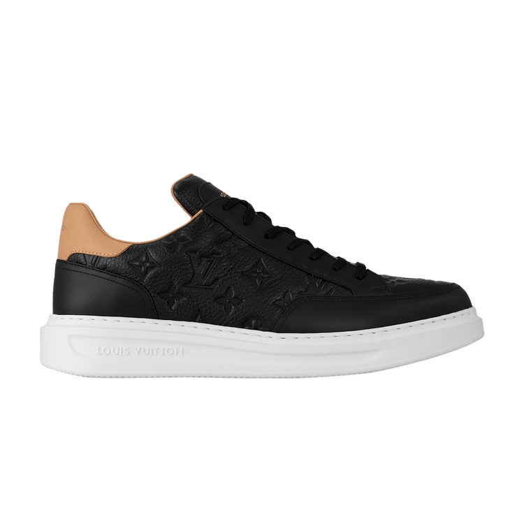 Louis Vuitton Beverly Hills Sneaker 'black Brown Monogram Embossed'