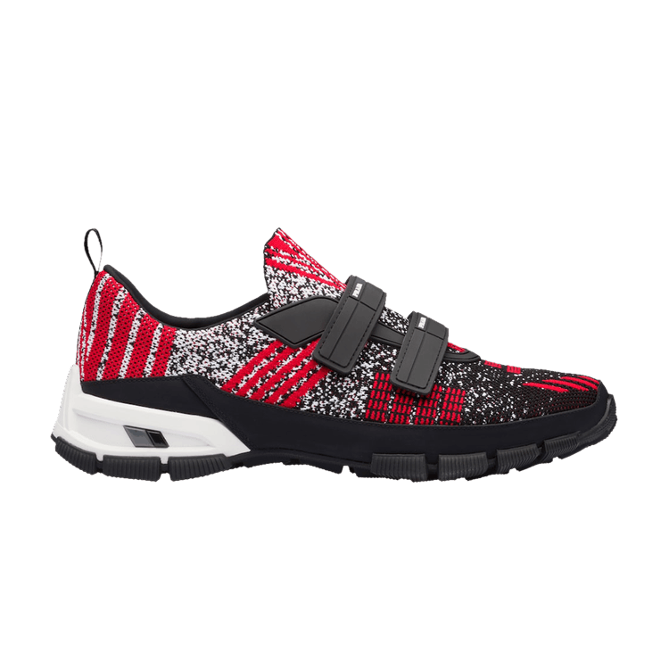 Prada Crossection Knit 'black Scarlet'