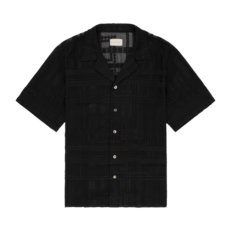 Aimé Leon Dore Lace Leisure Shirt 'jet Black'