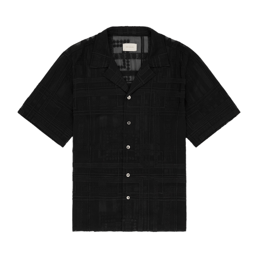 Aimé Leon Dore Lace Leisure Shirt 'jet Black'