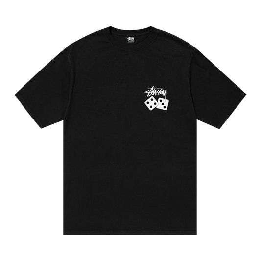 Stussy Dice Pigment Dyed Tee 'black'