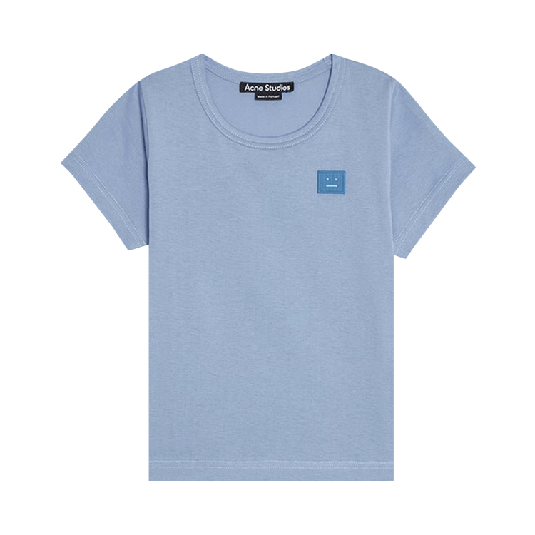 Acne Studios Kids Nash Face T Shirt 'pale Purple'
