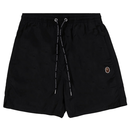 Bape Ape Head One Point Beach Shorts 'black'