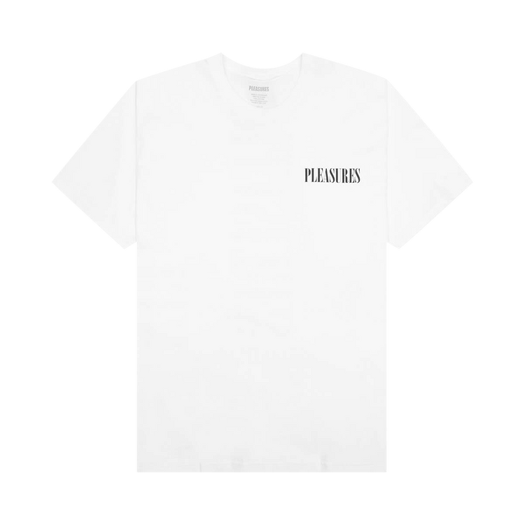Pleasures Vertical T Shirt 'white'
