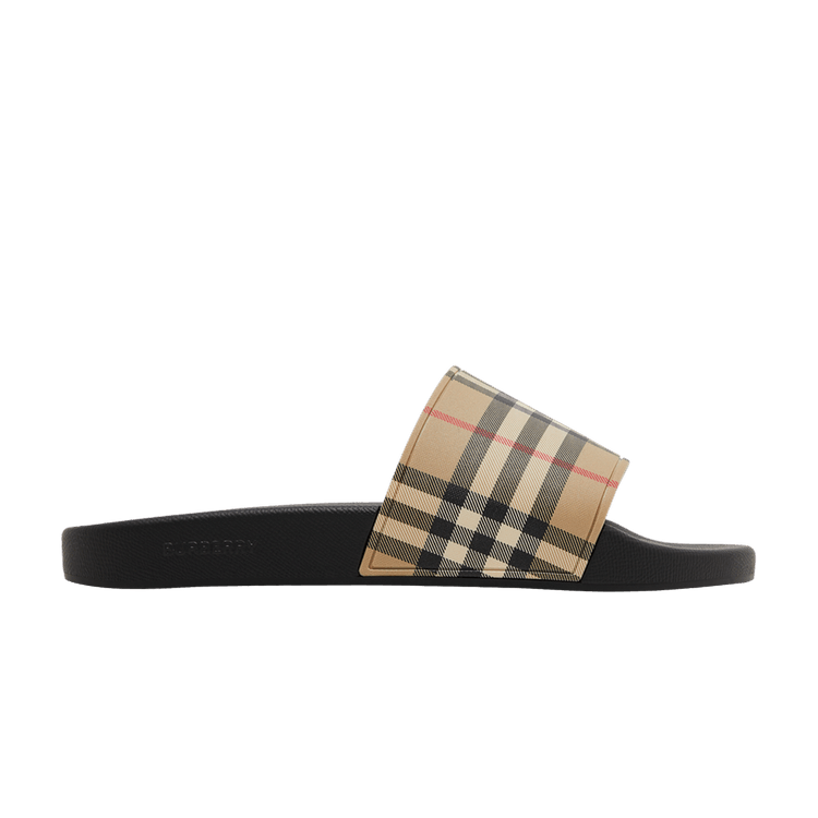 Burberry Check Slide 'archive Beige'