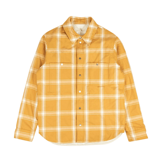 Moncler 1952 Lapetus Plaid Shirt Jacket 'yellow'