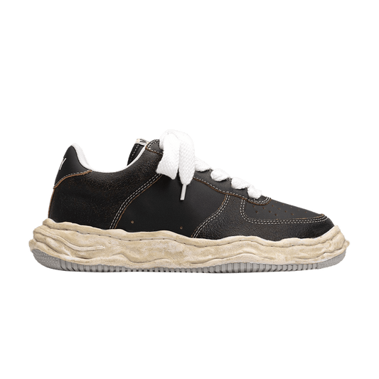 Maison Mihara Yasuhiro Wayne Low 'cracking Leather Black White'