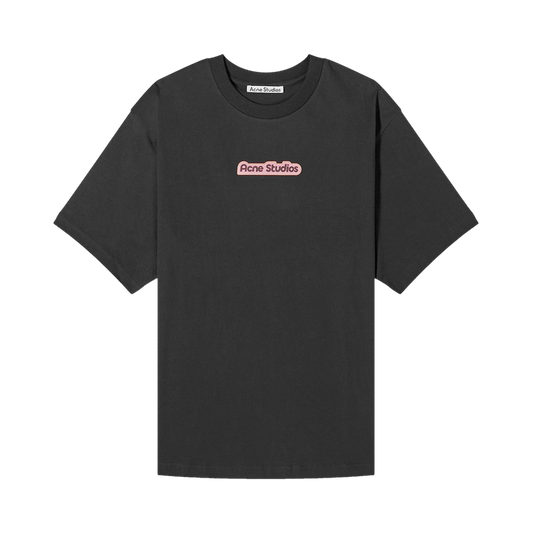Acne Studios Patch Logo T Shirt 'black/pink'