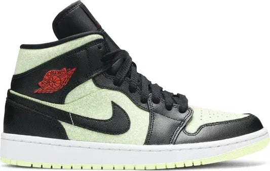Air Jordan 1 Mid Se 'black Barely Volt'