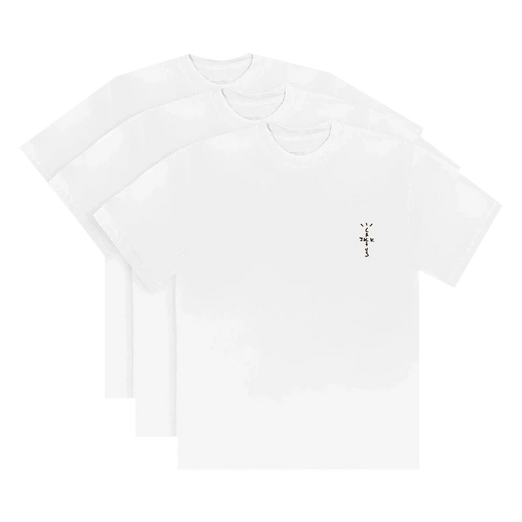 Cactus Jack By Travis Scott Cj Tee 3 Pack 'white'