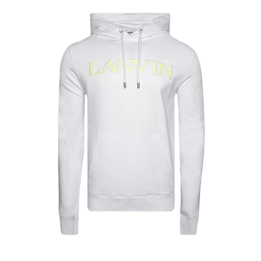 Lanvin Fleece Eusebio Hoodie 'optic White'