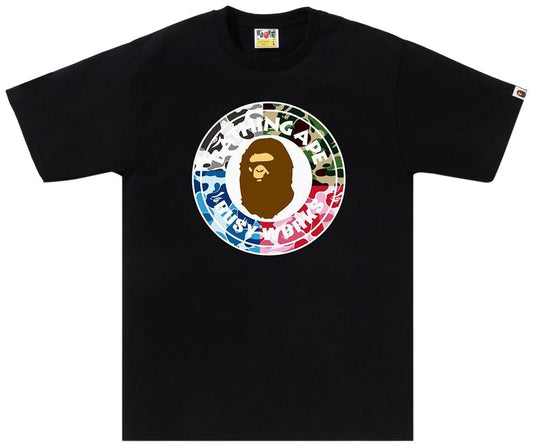 Bape Abc Camo Crazy Busy Works Tee 'black'
