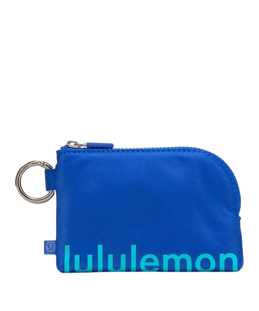 Lululemon Clippable Card Pouch Galactic Cobalt/tropics Tone