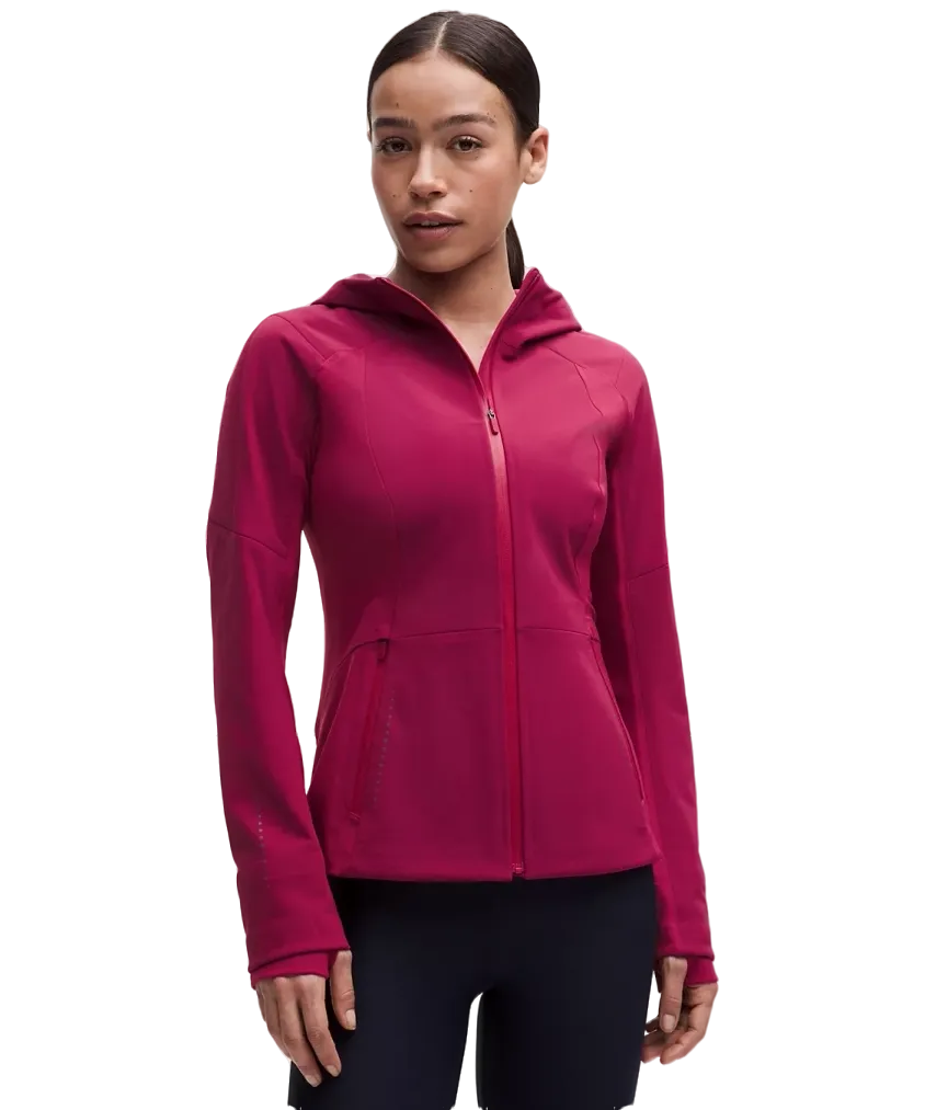 Lululemon Cross Chill Performance Jacket Magenta Smoke