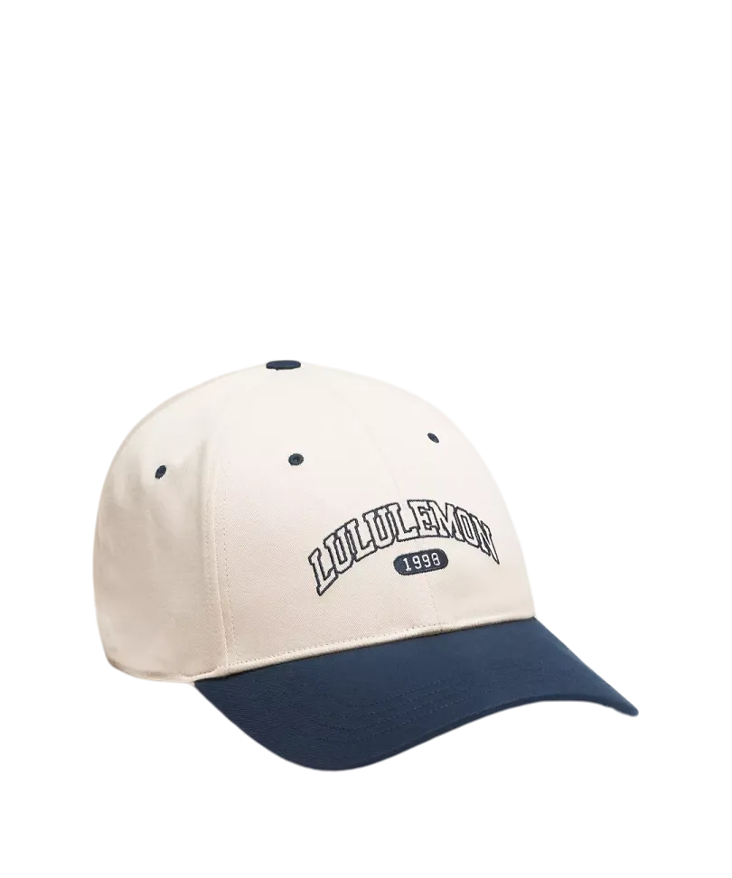 Lululemon Classic Ball Cap Structured Light Ivory/true Navy