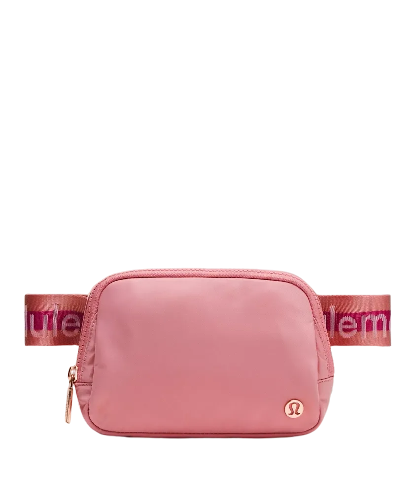 Lululemon Everywhere Belt Bag 1l Wordmark Deco Pink/magenta Smoke/pink Haze