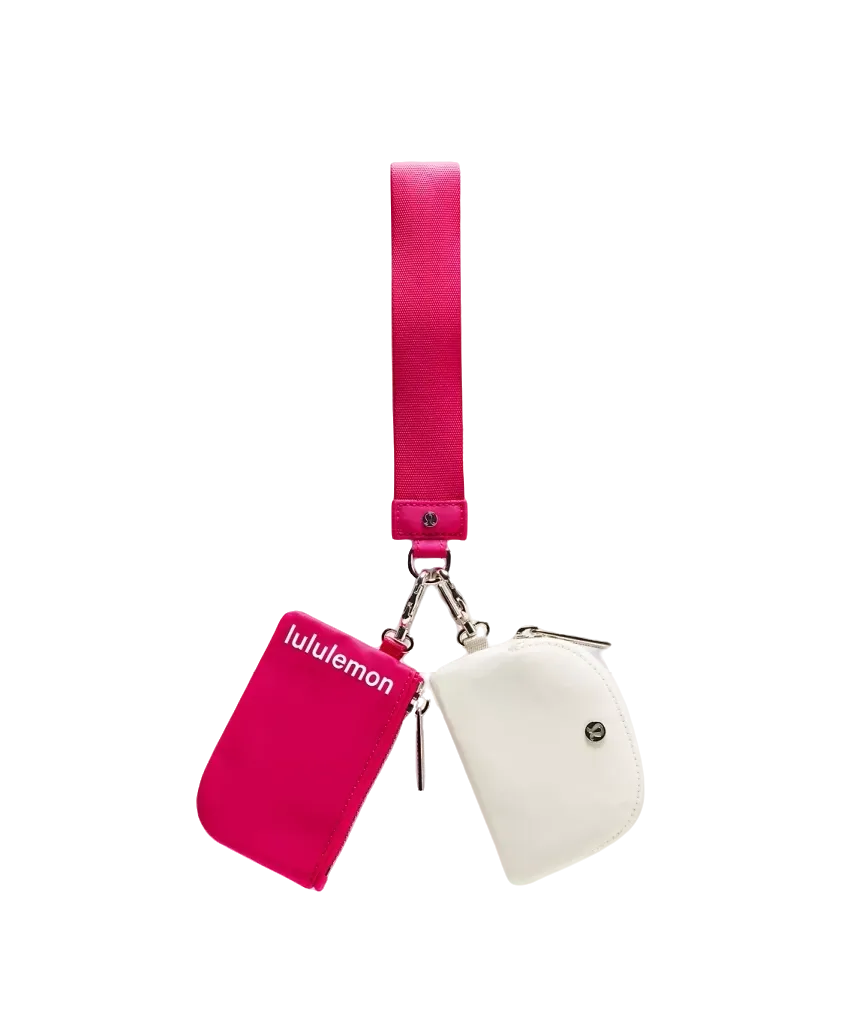 Lululemon Dual Pouch Wristlet Passionate/bone