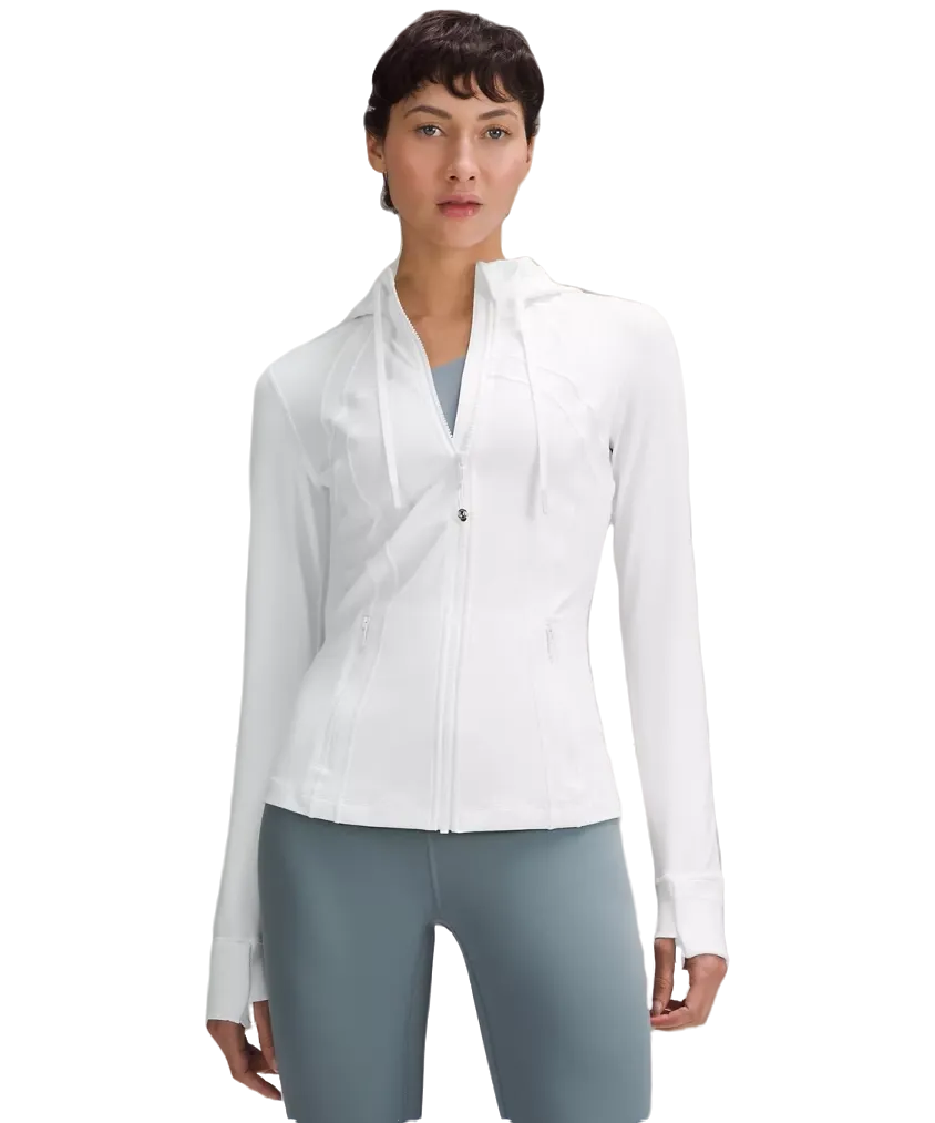Lululemon Define Hooded Jacket Nulu White