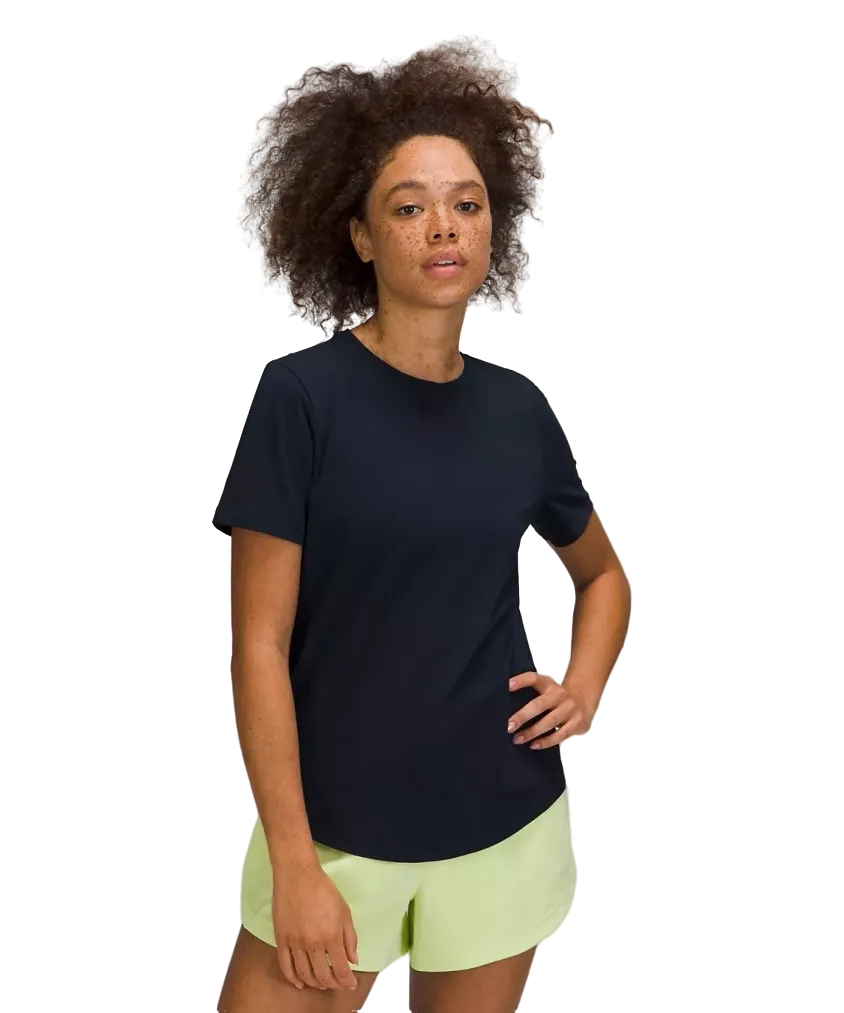 Lululemon Love Curved Hem Crewneck T Shirt True Navy