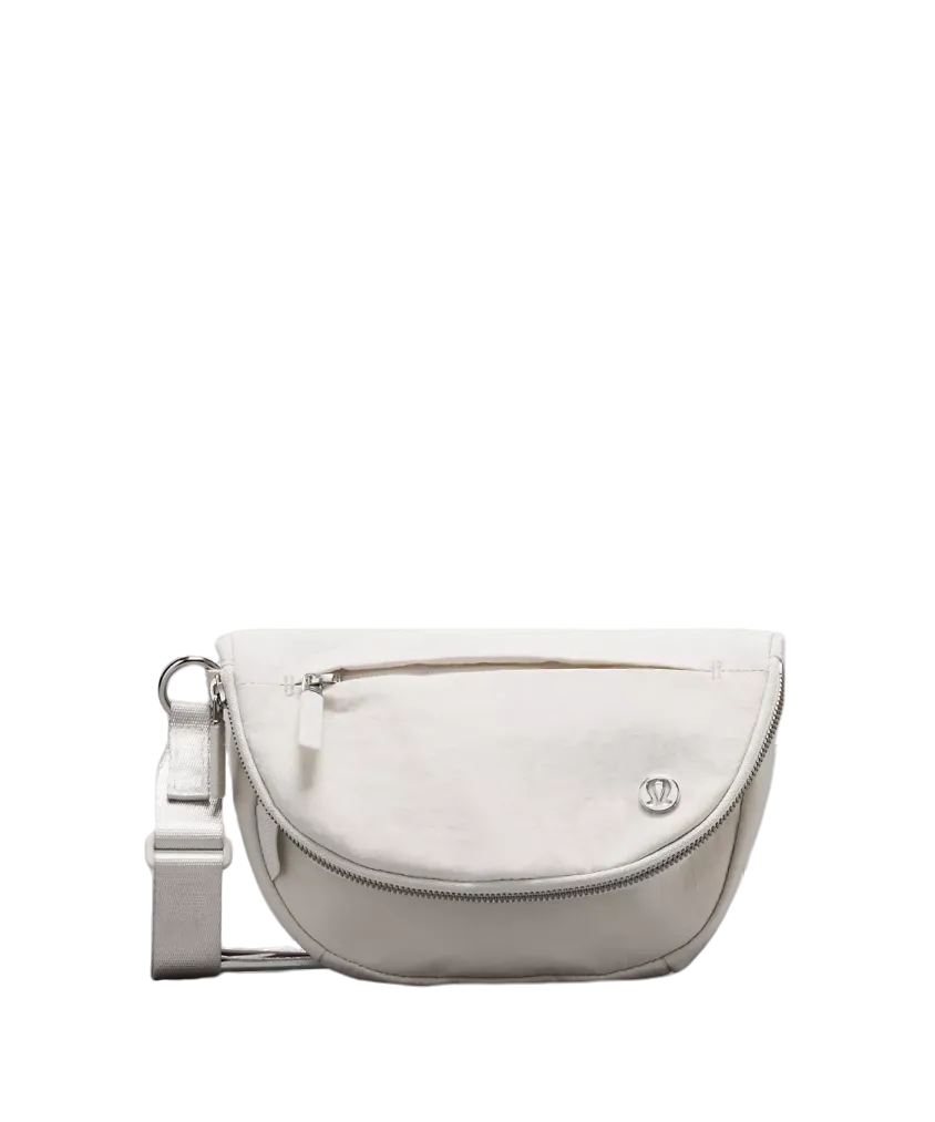 Lululemon All Night Festival Bag Micro 2l White Opal/silver