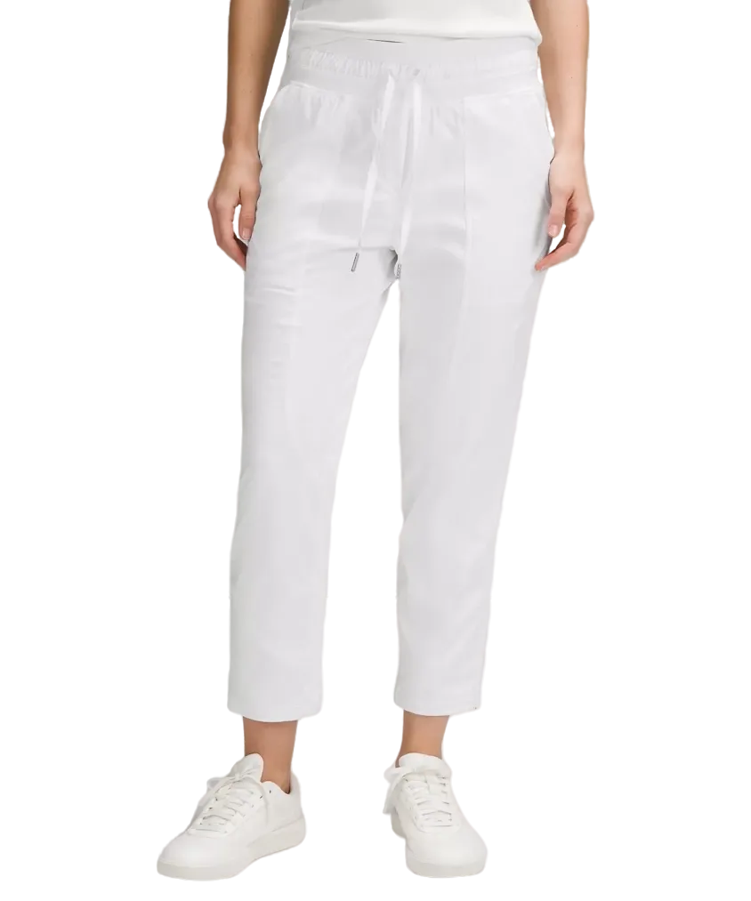Lululemon Dance Studio Mid Rise Cropped Pant White