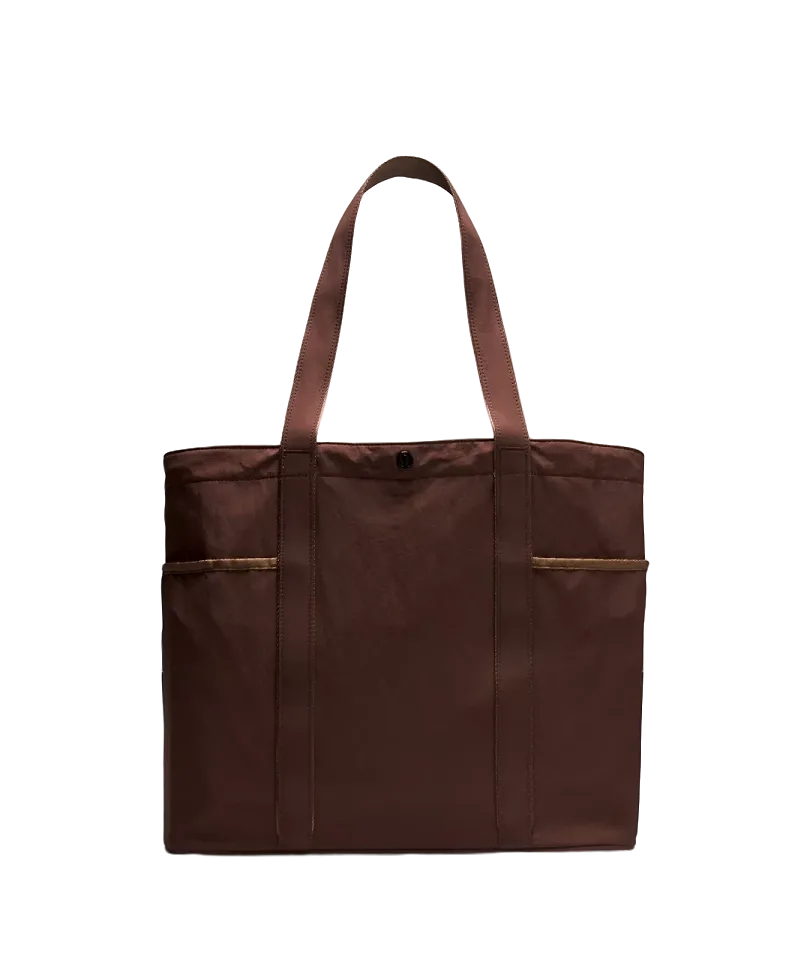 Lululemon Daily Multi Pocket Tote Bag 20l Lava Cake/mocha