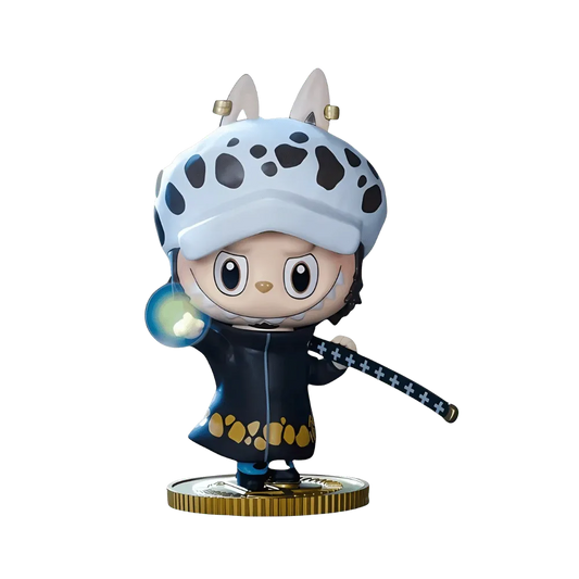 Pop Mart Labubu The Monsters X One Piece Series Trafalgar Law Figure