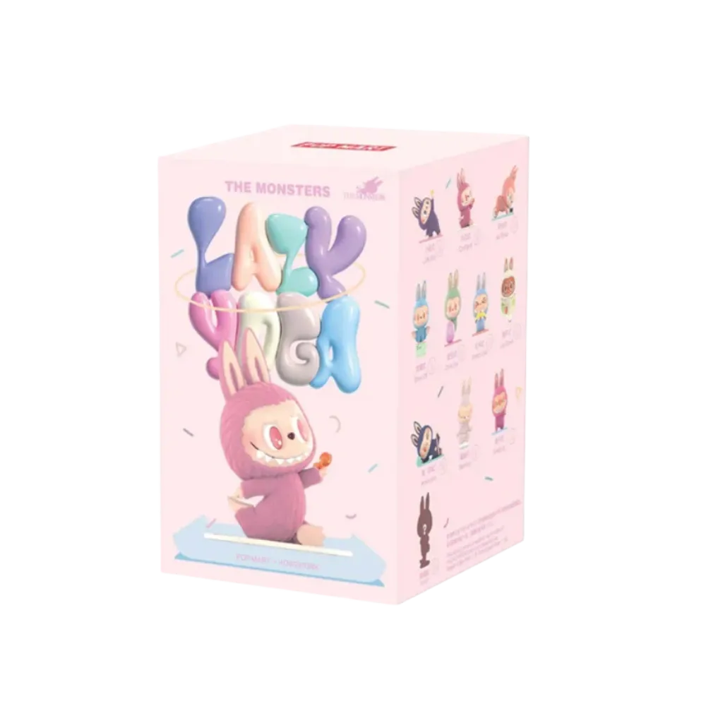 Pop Mart Labubu The Monsters Lazy Yoga Series Figures Sealed Case