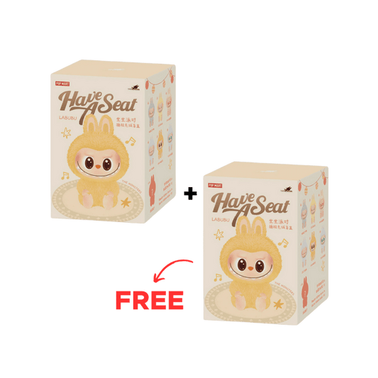 Buy 1 Get 1 Free Pop Mart Labubu The Monsters Have A Seat Vinyl Plush Sealed Case Pack Of 1+1