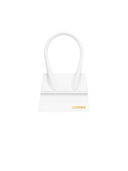 Jacquemus The Medium Chiquito Leather Handbag White
