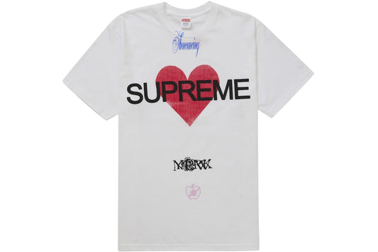 Supreme Announcing Tee White
