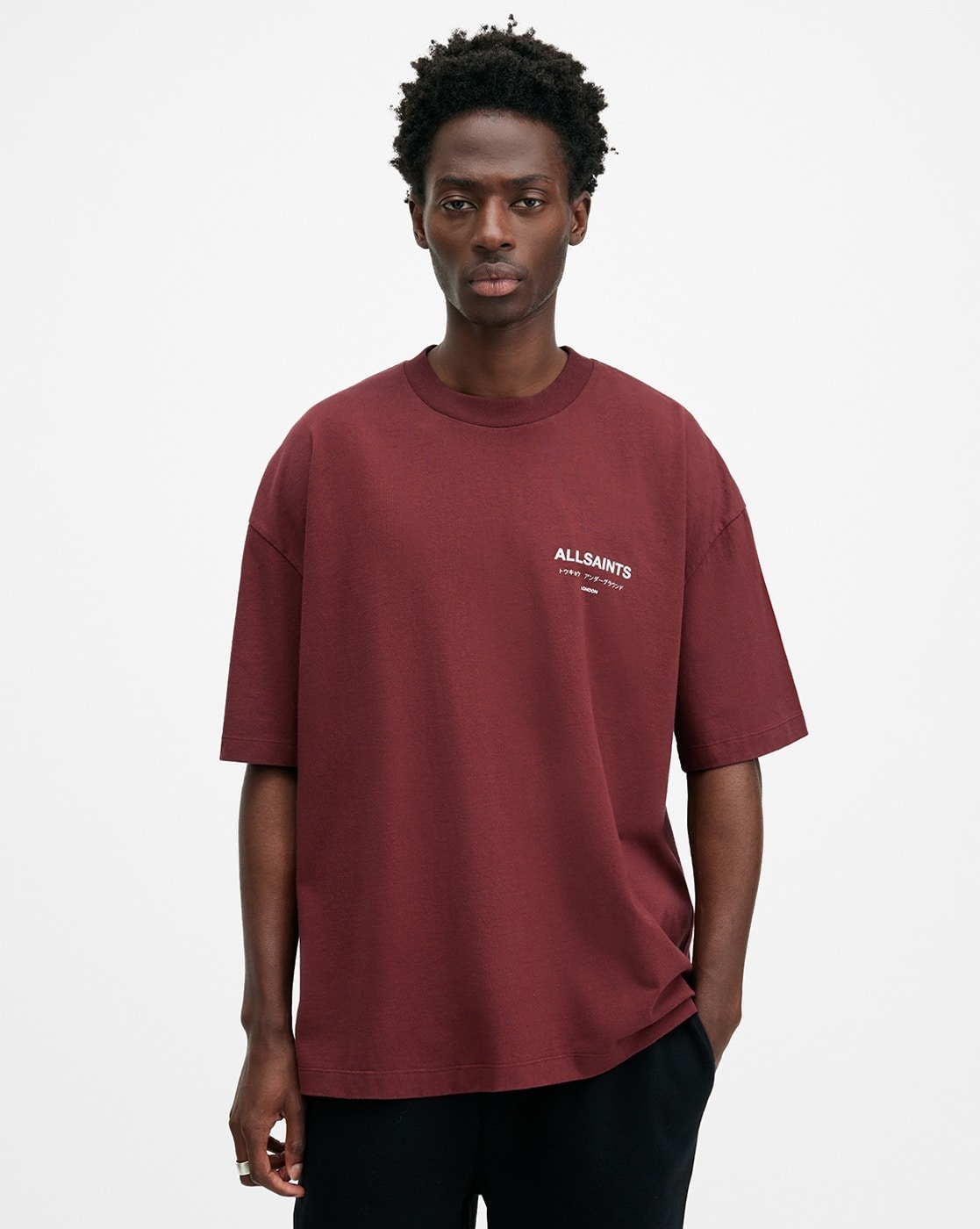 Underground Oversized Fit Crew Neck T Shirt
