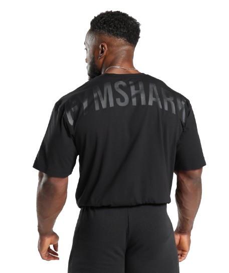 Gymshark Power T Shirt Black