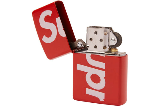 Supreme Logo Zippo Red