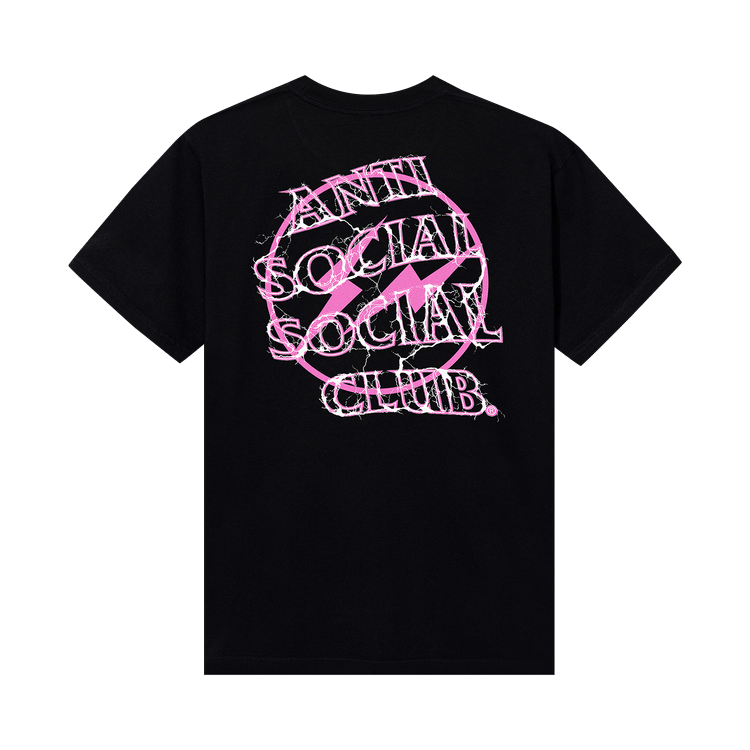 Anti Social Social Club X Fragment Pink Bolt Tee