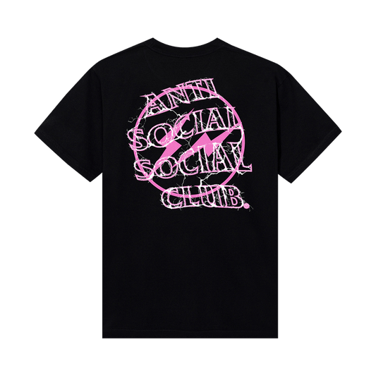 Anti Social Social Club X Fragment Pink Bolt Tee