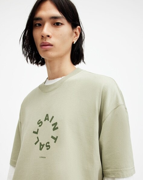 Tierra Organic Cotton Oversized Crew Neck T Shirt