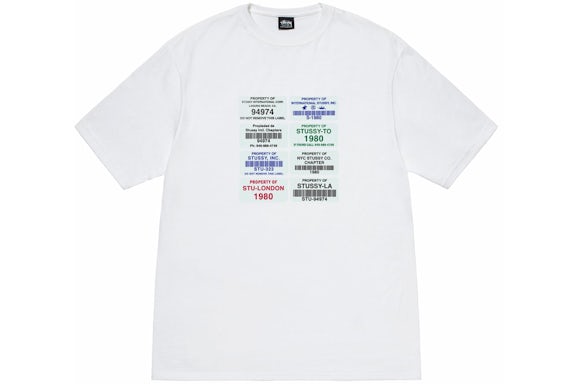 Stussy Codes Tee White