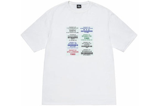 Stussy Codes Tee White