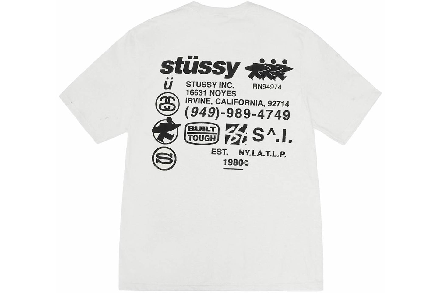Stussy Dna Pigment Dyed Tee Natural