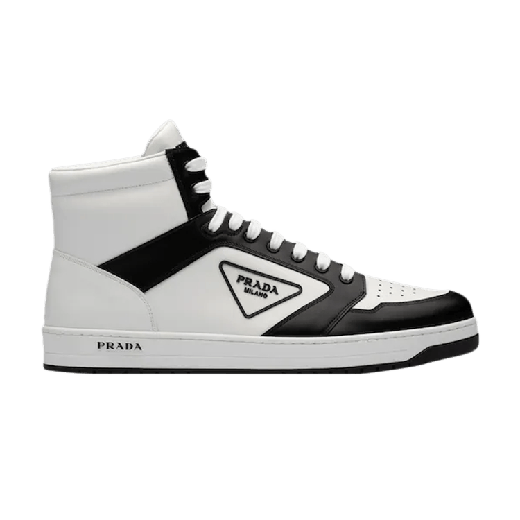 Prada District Leather Sneaker High 'black'