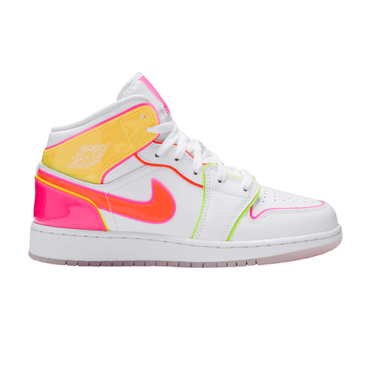 Jordan 1 Mid Edge Glow Gs
