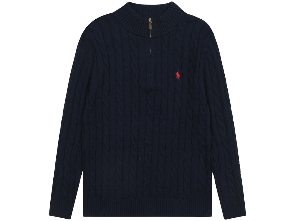 Polo Ralph Lauren Cable Knit Sweater Navy